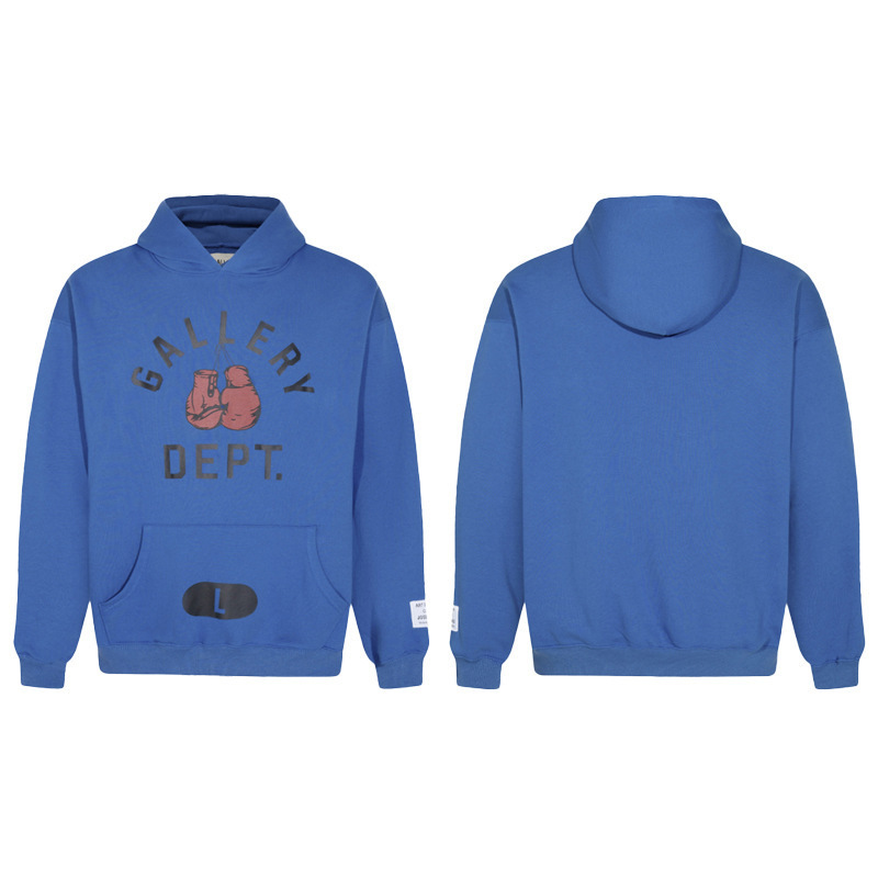 外単Gallery Dept経典アルファベットスローガンlogo腕炎プリントファッションパーカー|undefined
