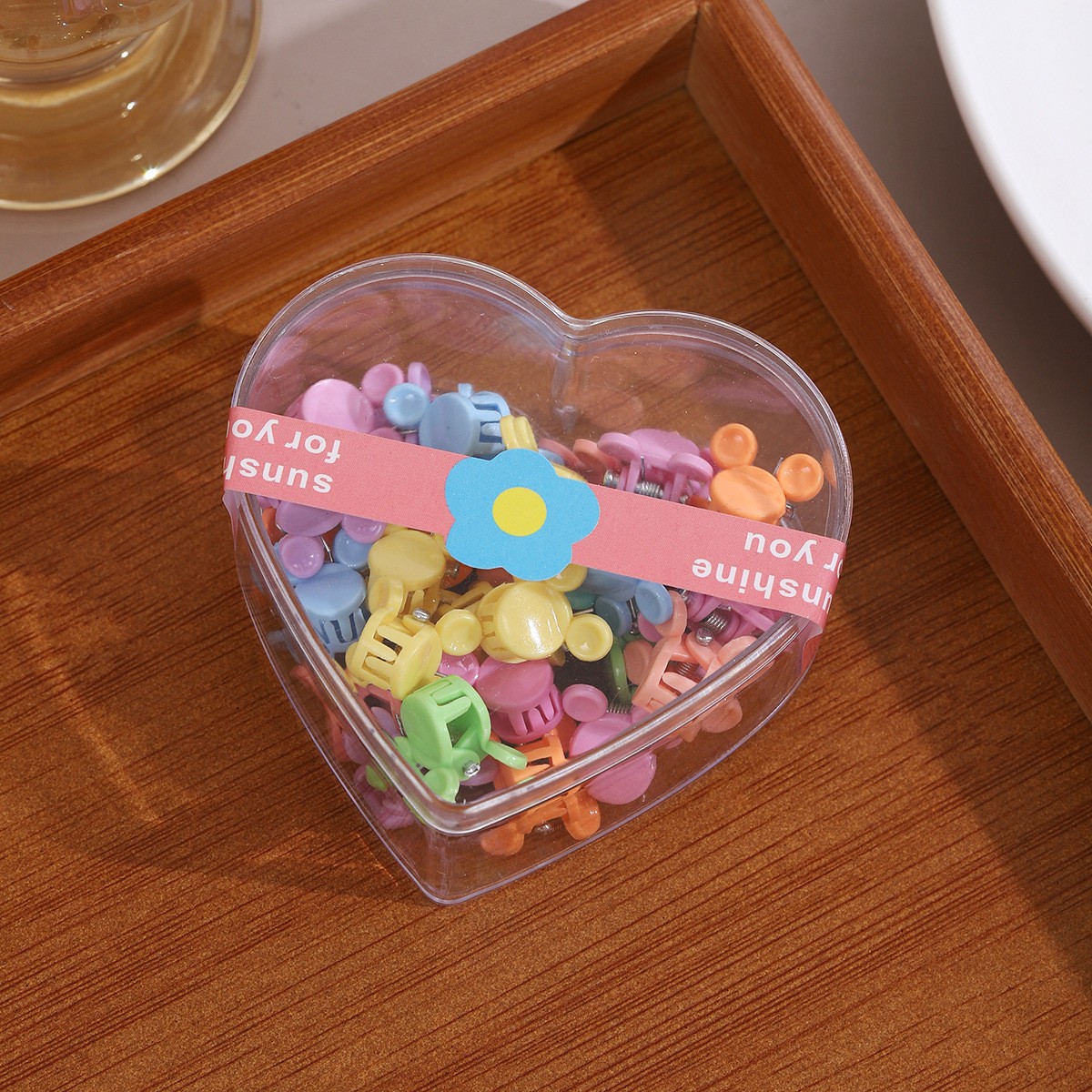 Caja de color caramelo para niños pequeños clip de agarre para bebés lindos clip de cabello princesa para niñas deben ser nuevos