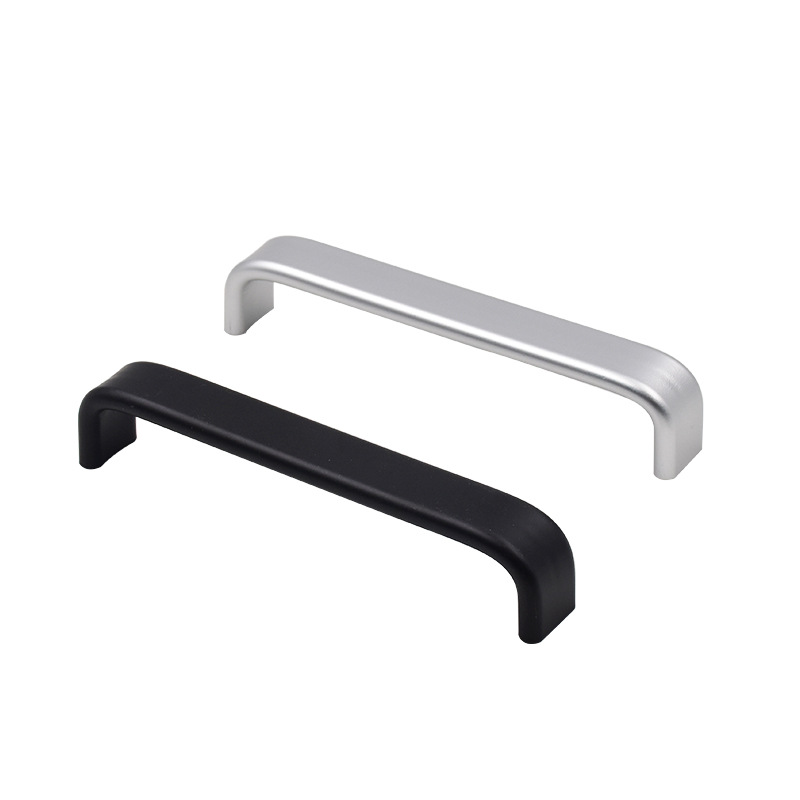 Factory direct supply of modern solid space aluminum alloy hardware drawer pulls, straight pulls
