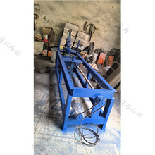 金属管口罐体压边机 冷冻食品厂罐体旋压机 台式小型旋边封边机