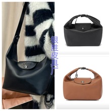 新款法国龙骧xtra饭盒包单肩斜跨豆腐包百搭mini手拧包便当包女包