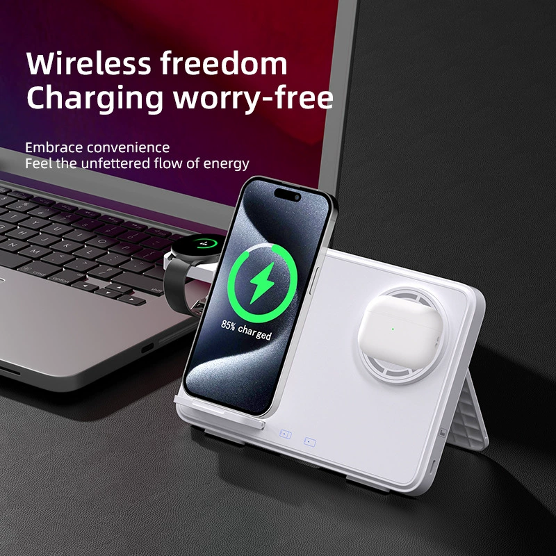 Tablet wrench, phone holder, wireless charger