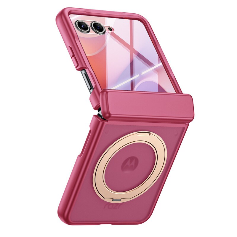 Suitable for Motorola Razr70Ultra Mobile Phone Case 360 ​​Rotating Magnetic Stand Moto Razr60Ultra