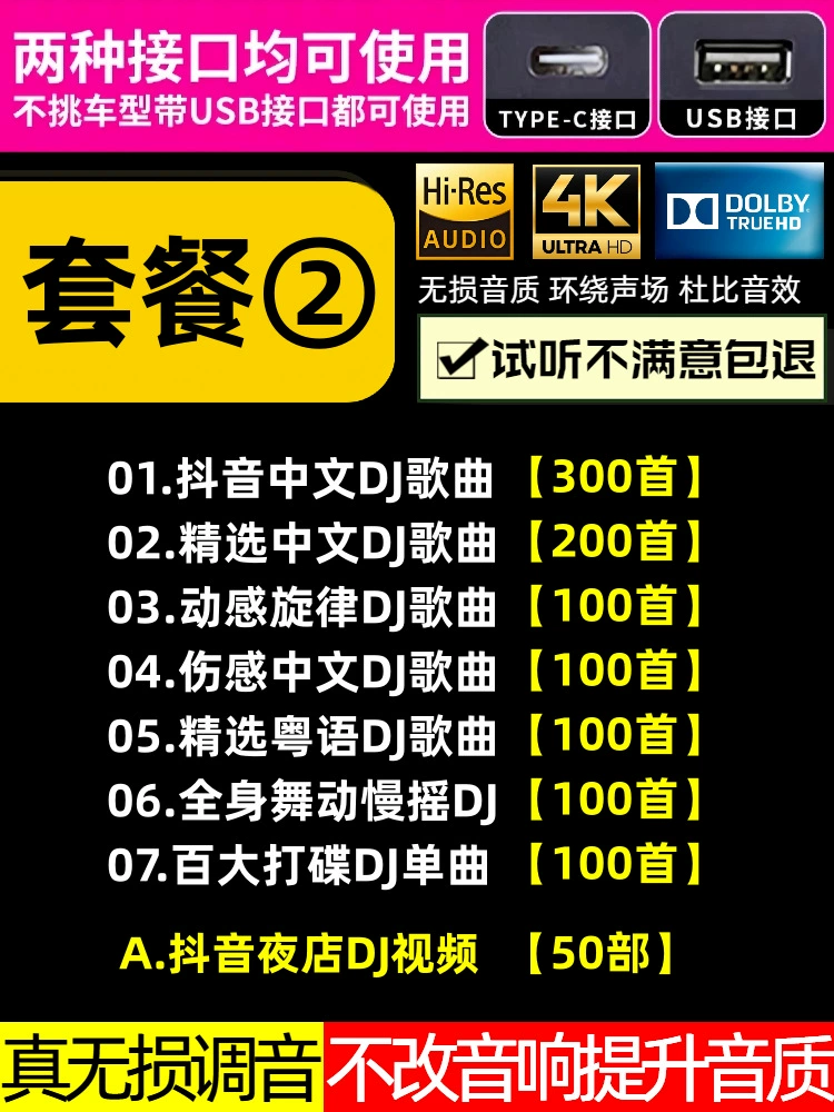 Car U disk songs 2025 new Douyin hot DJ Chinese lossless MP3 classic music U disk others