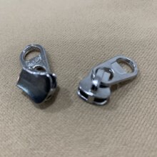 箱包五金配件5号拉链头电泳黑色拉片通用肥仔拉链牌5#尼龙拉头