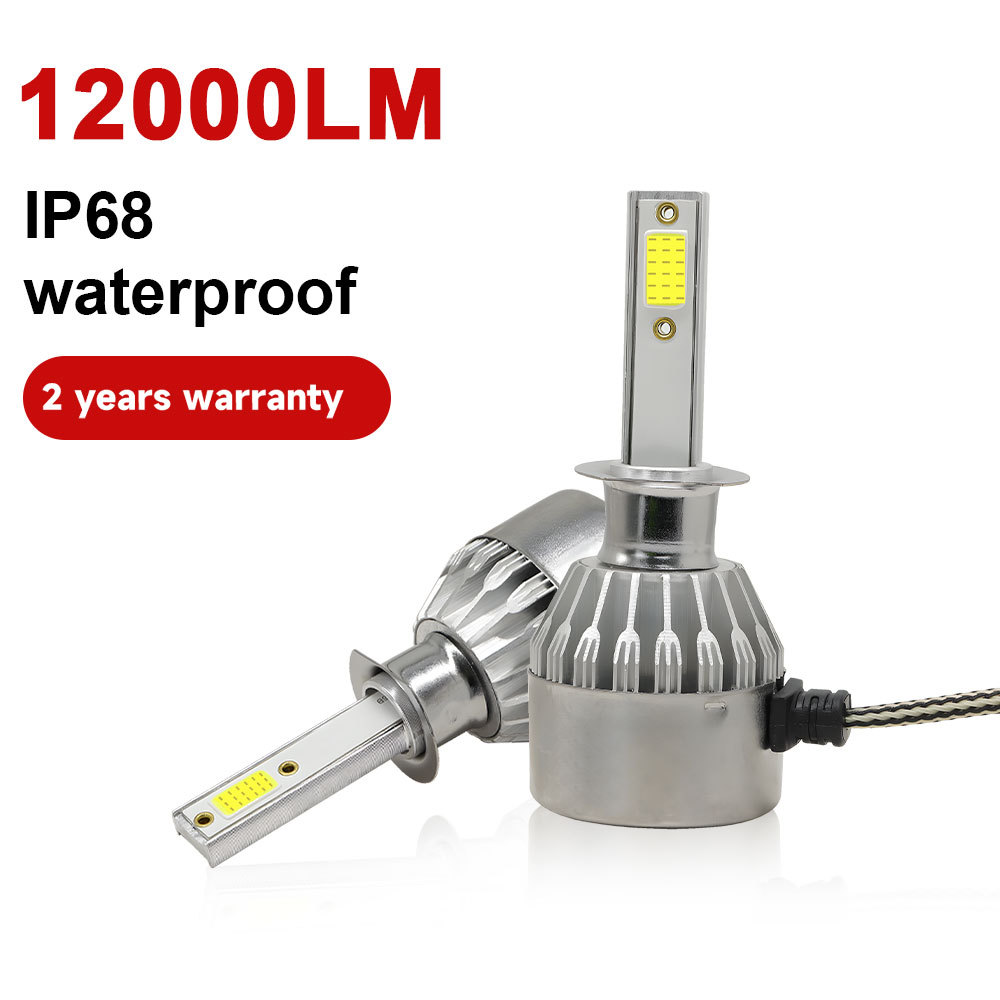 Foco LED para automóvil C6, luces delanteras H4 H7 H11 9005 de alto brillo para coche