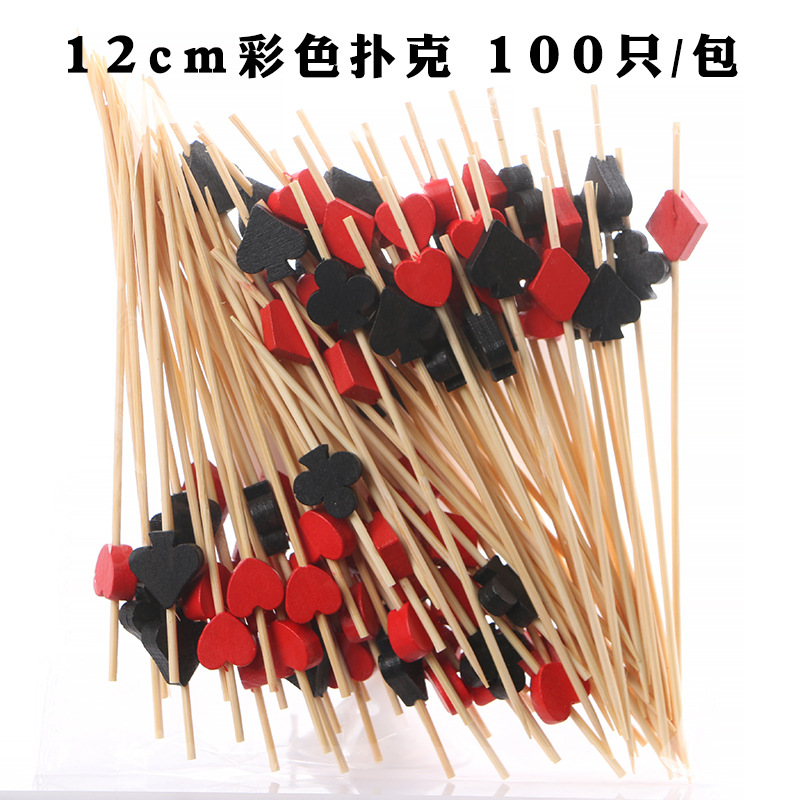 Fruit stick desechable flor stick