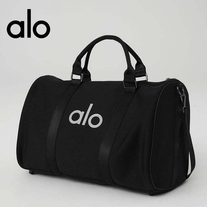 Alo Hand Luggage Bag Side Zipper Dry Wet Separation Bag Neoprene Travel Sports Fitness Bag Large Capacity