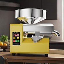 2025新款侧出油榨油机R8S全自动家用榨油机出口跨境一件代发