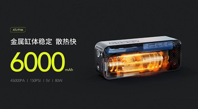 Cross-border car air pump wireless portable car digital display pump high-power tire 12v air pump
