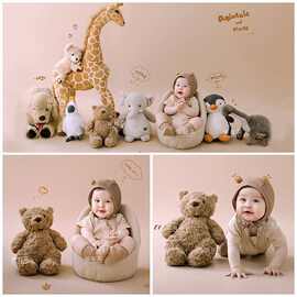 王国宝宝儿童摄影服装影楼动物拍照主题百天写真照照照衣服周岁