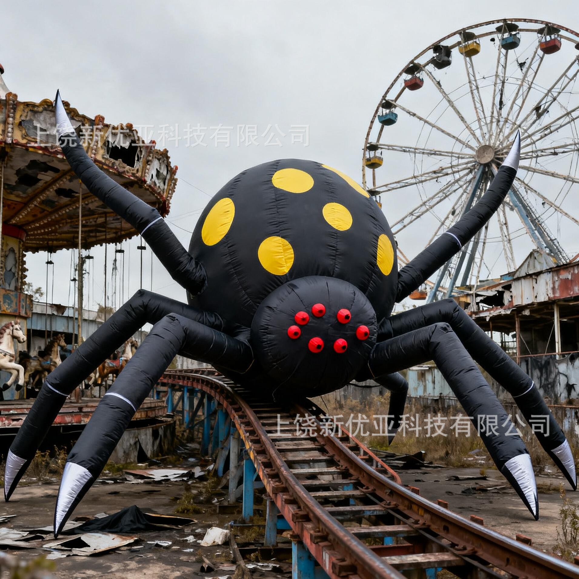 Halloween murciélagos de araña inflables fantasmas fiesta de la casa embrujada bar terror aterrador atmósfera interactiva extraña araña inflables modelo de aire