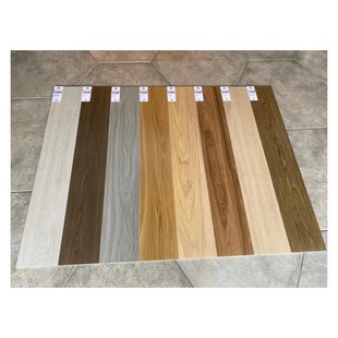 Trimmed Matte Porcelain Wood Color Cream Wood Grain Tiles 150X900 Full Porcelain Imitation Solid Wood Floor Tiles Room