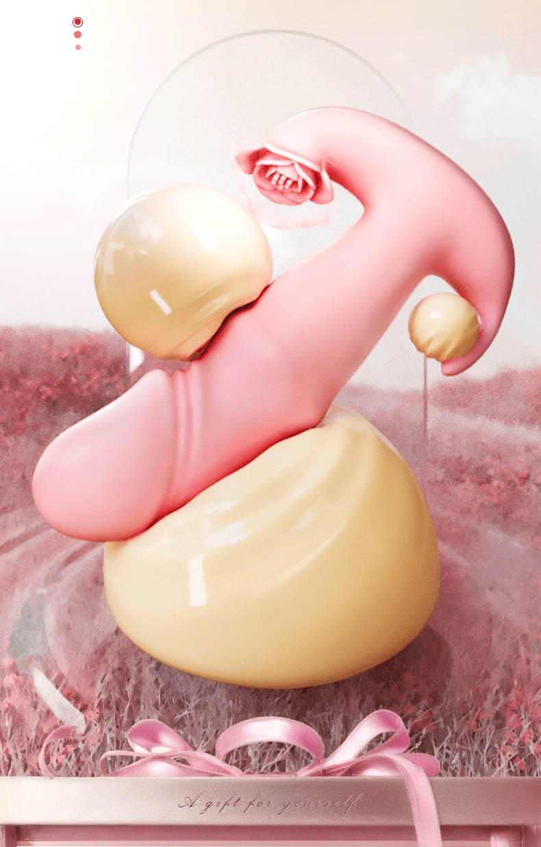 Remote-Control Vibrating Prostate Massager with Thrusting and Licking Motion, Silicone Anal Plug — detail image 2