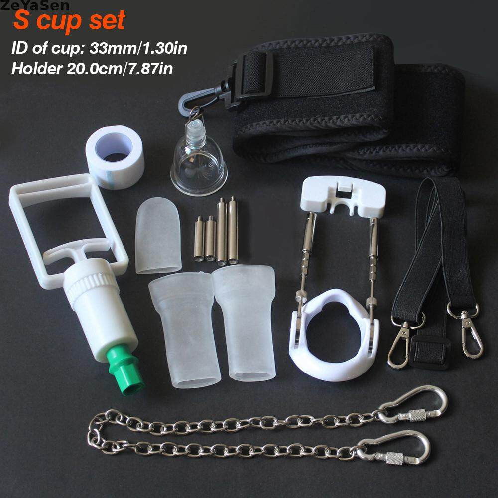 Pene Camilla masculino físico estiramiento soporte Pene entrenador de vacío presión negativa Ejercitador de pene