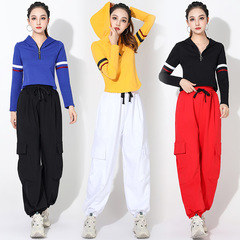 New Style Long-Sleeve Fashion Striped Edge Team Performance Suit, Model 031+030 with Hat Set