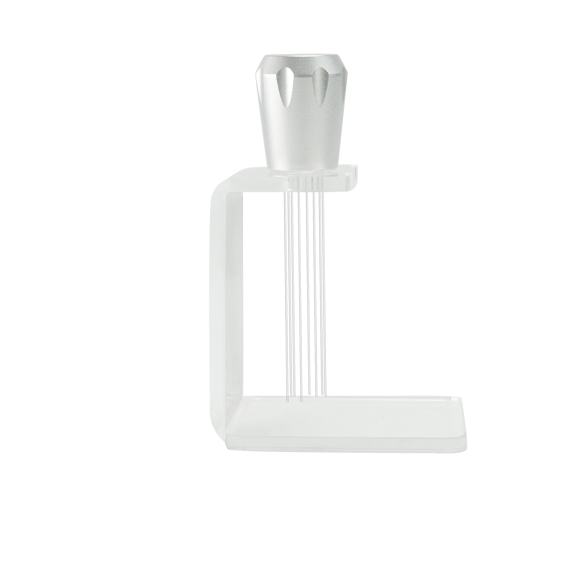 Plata 8 aguja tela polvo máquina