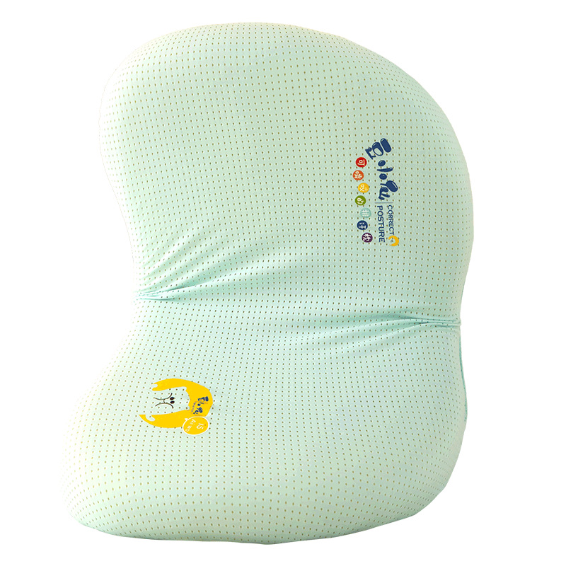 Almohada de silicona para niños para proteger la columna cervical, un par de almohadas suaves para bebés de jardín de infantes de 3 a 6 años o más