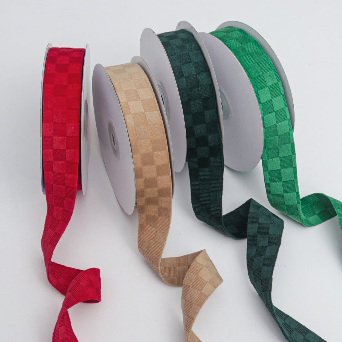 single-sided flocking waffle ribbon hair accessories diy bow claw clip ornament accessories clothing bead caps decorative ribbon