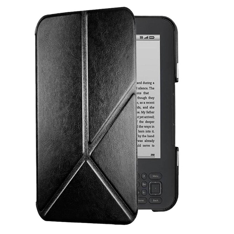 Ready-Made Kindle3 Leather Case Kindle Keyboard D00901 Protective Case K3 Transformers
