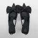 Shallow Toe High Heel Shoes On Bed 2023 New Spring and Summer Slim Heel Sandals Women's Bow Soft Sole Single Shoes