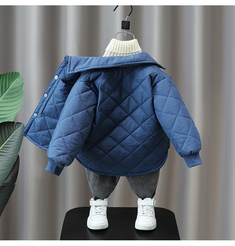 Chaqueta acolchada de algodón para niños, chaqueta acolchada de algodón ligera para temporada de invierno, estilo extranjero, para bebés_voghion.com