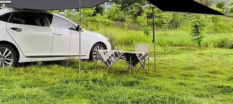 Sunscreen car awning side awning outdoor rainproof camping car rear tent suv car side tent side tent canopy