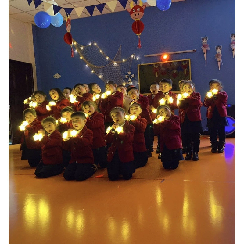stage performance hand holding light star props dance, hand holding star light single chorus hand holding star light decoration