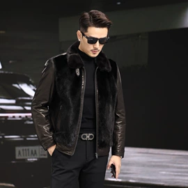 男式真皮皮衣;男式大衣;男式衬衫