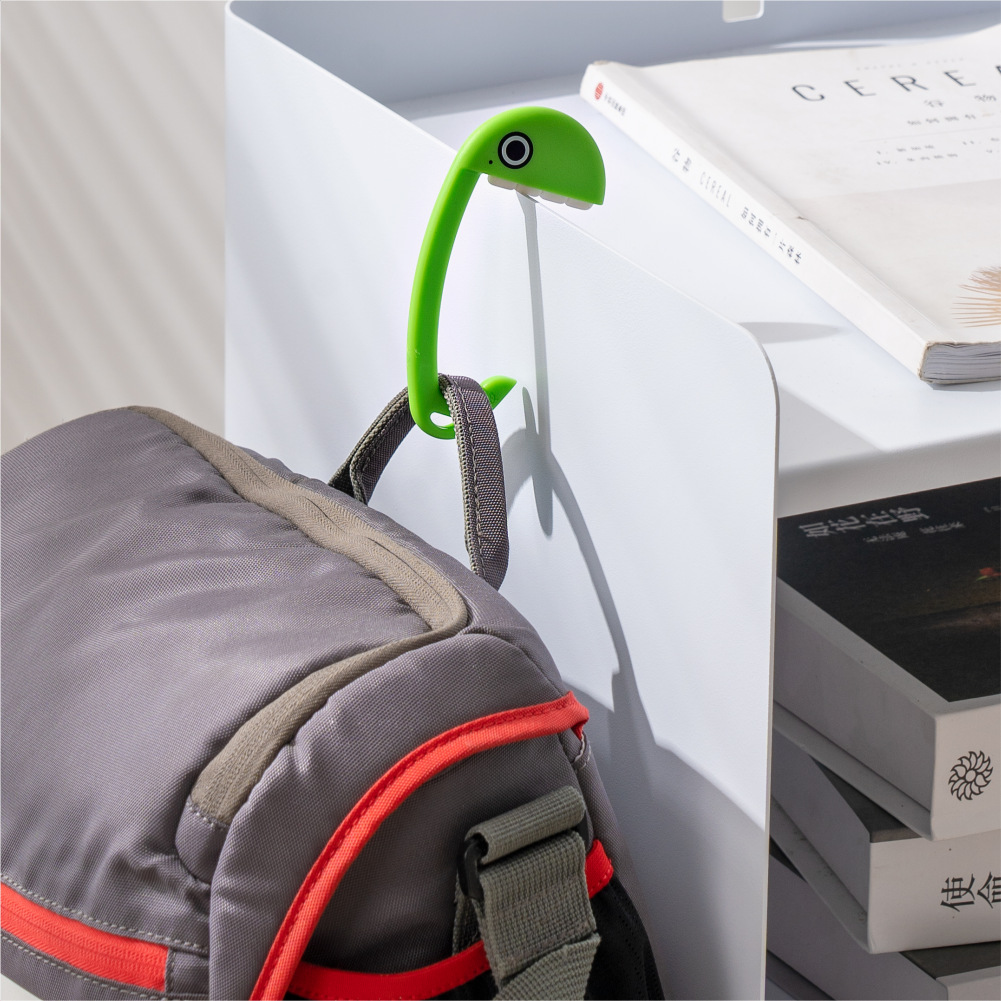 Nuevo gancho de escritorio multifuncional bolsa de dientes Percha gancho colgante sin pasta colgando mochila artefacto mochila colgando gancho