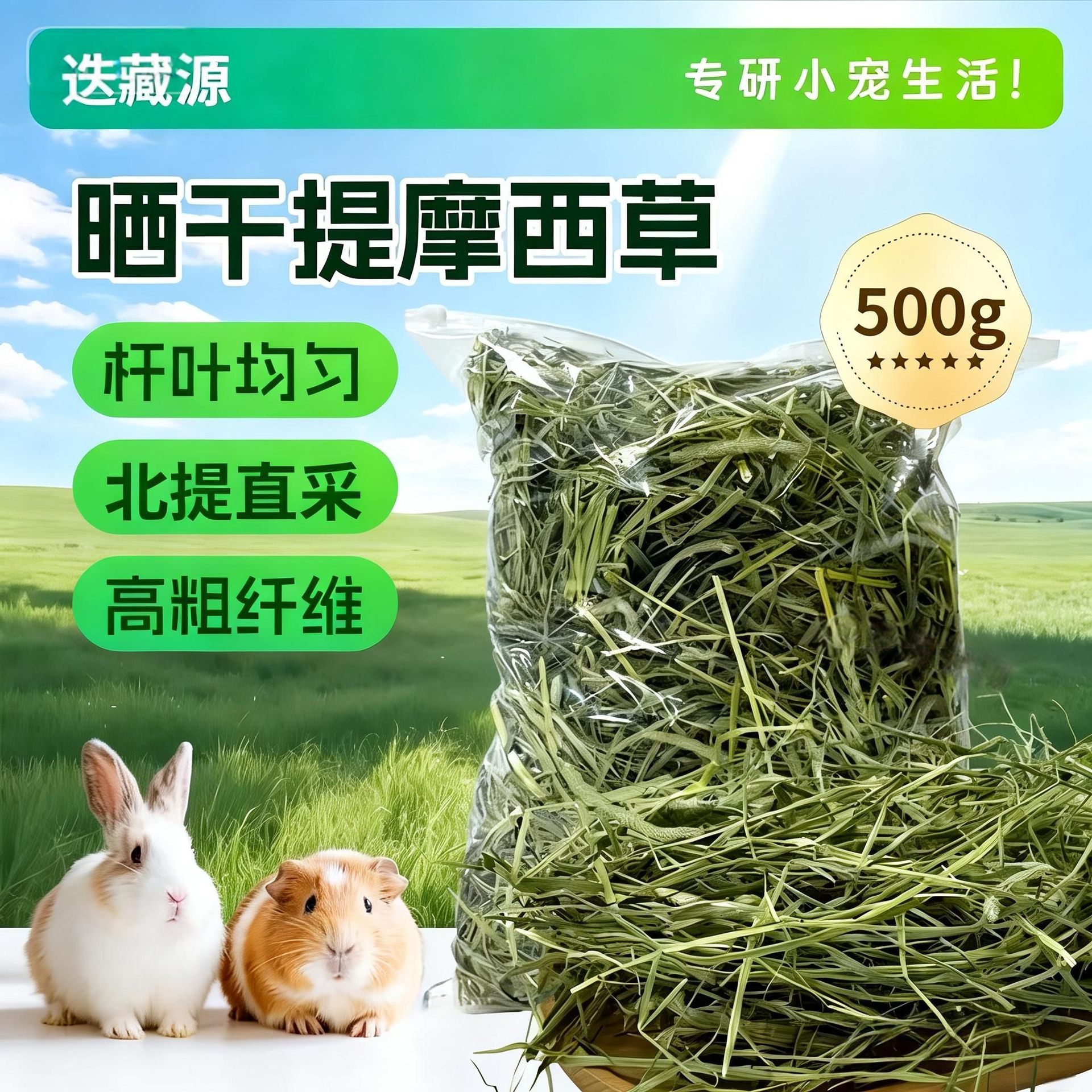 2025年新晒干头茬提摩西草荷兰猪干草饲料龙猫豚鼠兔粮牧草兔子草