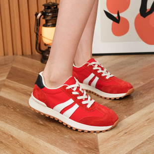 H 18867 Thick sole waffle dad shoes ����A���ϵ�Ь�羳��