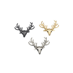 Bag Accessories New Deer Head Hardware Metal Shoe Flower Shoe Buckle Shoe Accessories Shoe Repair Accessories Garment Accessories Accessories