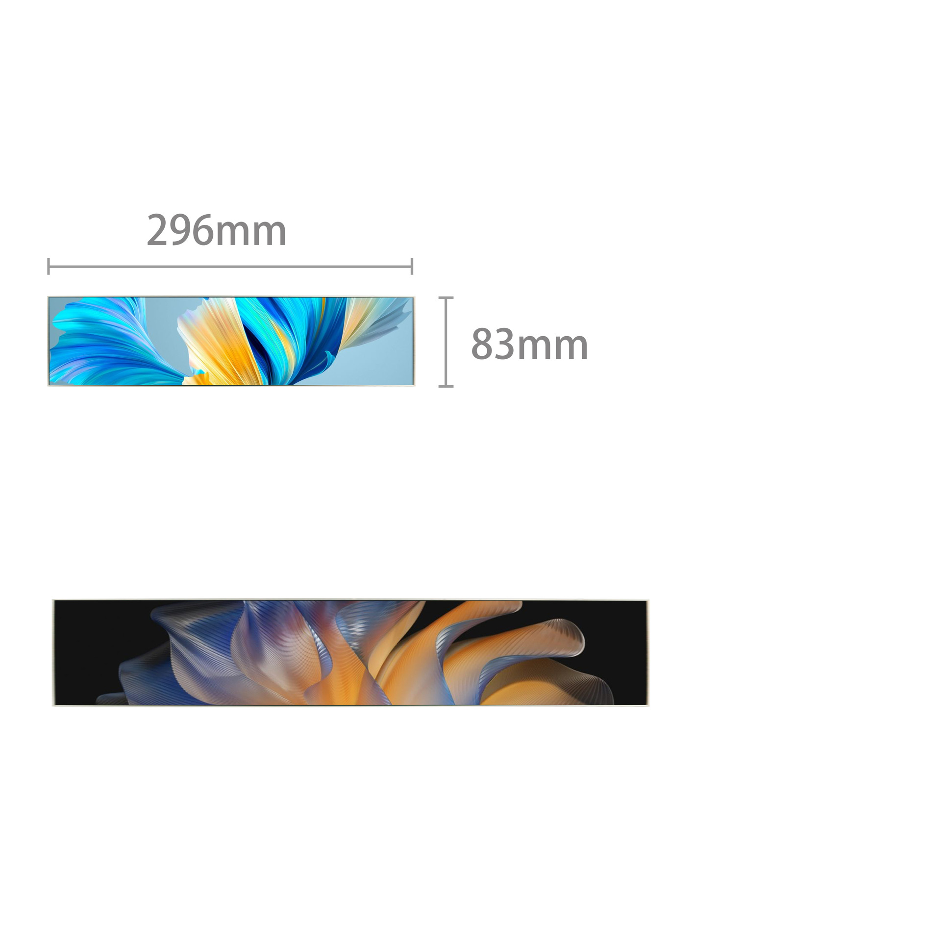 P0.9COB Supermercado Gabinete de exhibición LED Pantalla de pantalla de barra del mostrador del centro comercial LED HD brillante