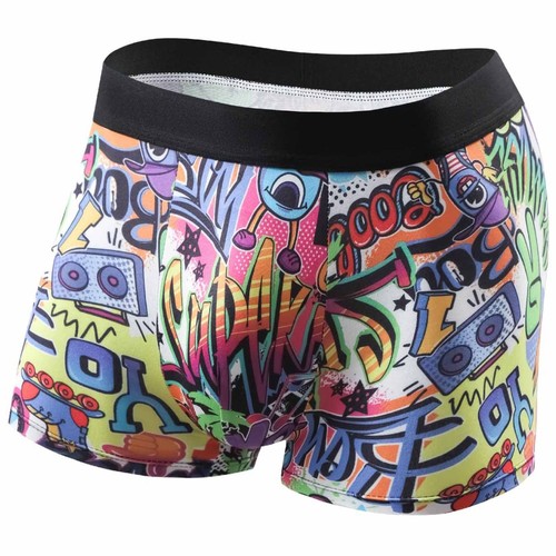 Wholesale men's underwear trendy four-pocket briefs sexy boys trendy mid-rise breathable flat-gabardine in stock from the original manufacturer