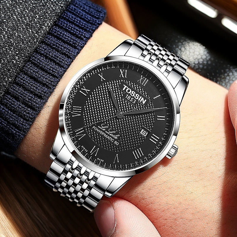 Swiss Official Authentic Tissot Watch 1853 Le Locle Automatic Mechanical Men's Watch Business Classic Elegant Men's Watch Swiss Official Authentic Tissot Watch 1853 Le Locle Automatic Mechanical Men's Watch Business Classic Elegant Men's Watch