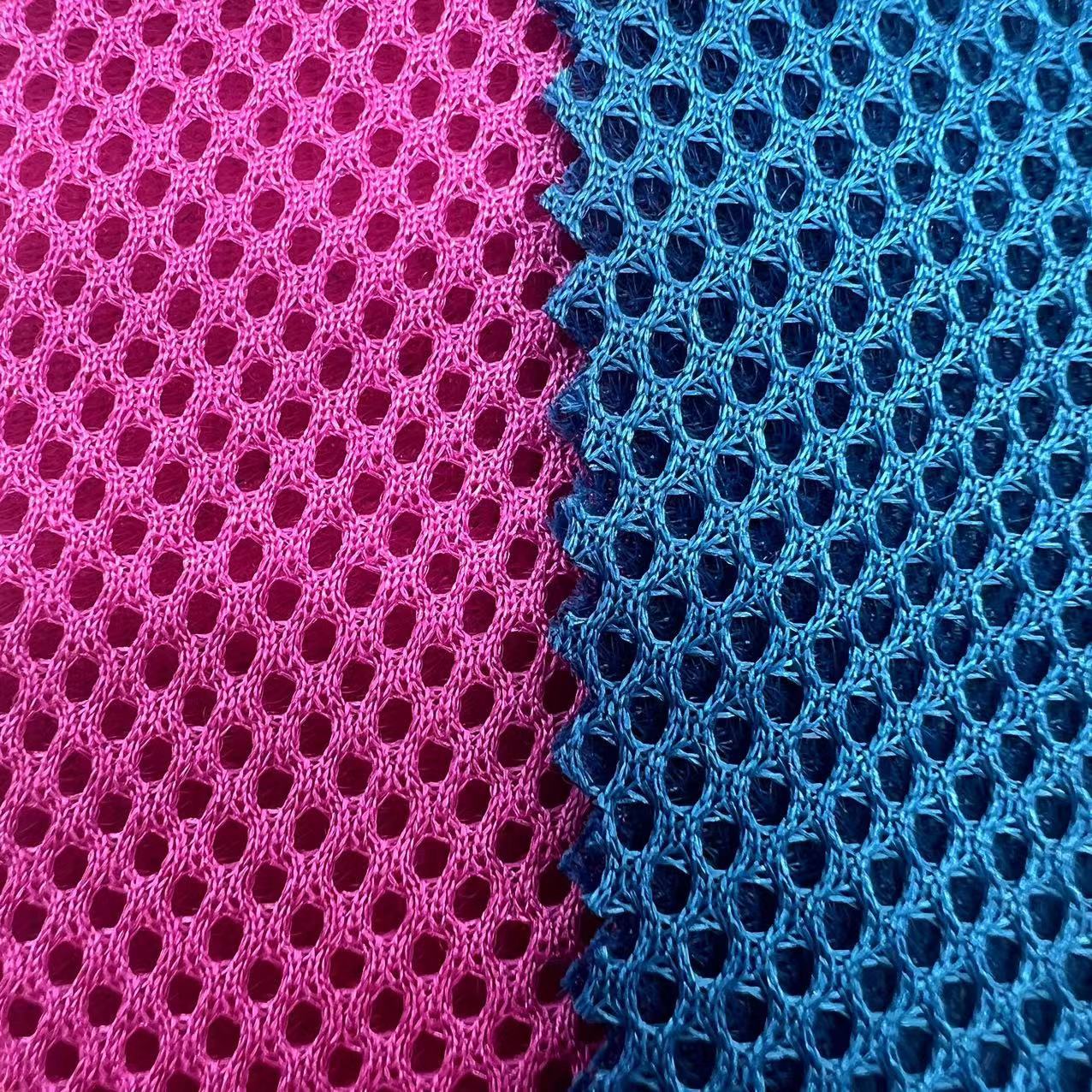 三明治网布 小圆孔柔软透气夹层三层网布 箱包鞋服玩具面料 现货