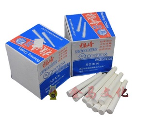 Xiaofeng dust-free white chalk 50 pcs/1 box of chalk for teaching/office/conference blackboard