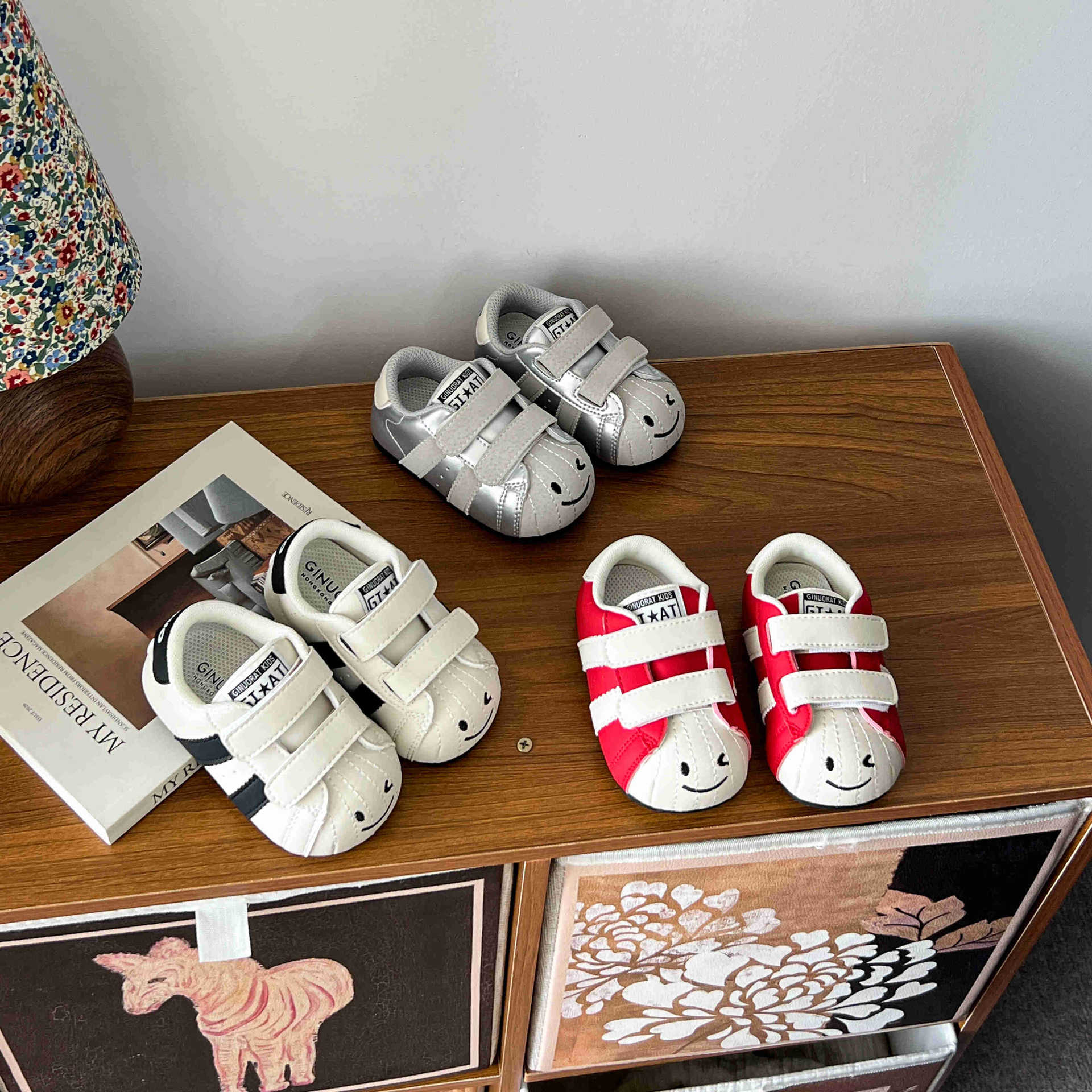 {16-44码}儿童运动鞋秋季款男童鞋子女童休闲板鞋宝宝学步鞋软底