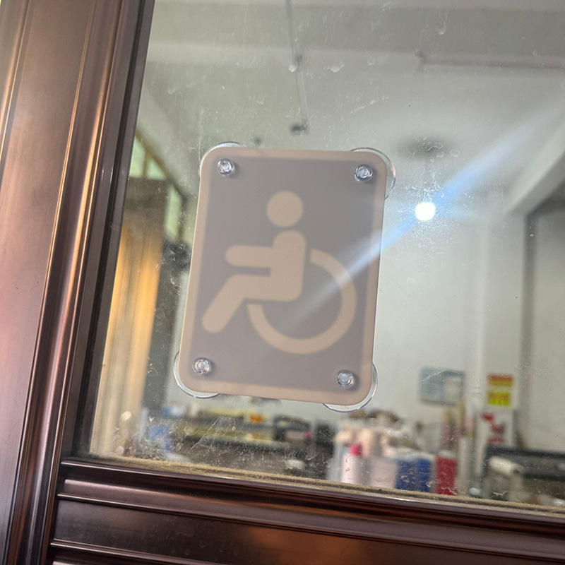 4 Viper Disability Logotipo de tarjeta de plástico Disability Logotipo de silla de ruedas Adhesivo personalizable