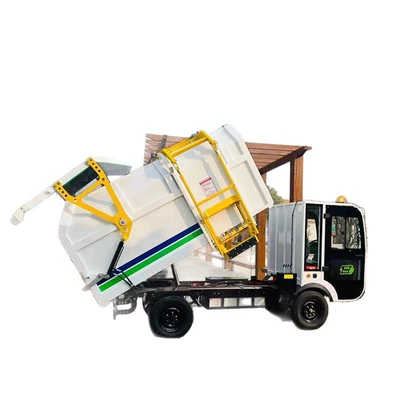 self-unloading garbage removal vehicle, Elektrik zibil maşınları