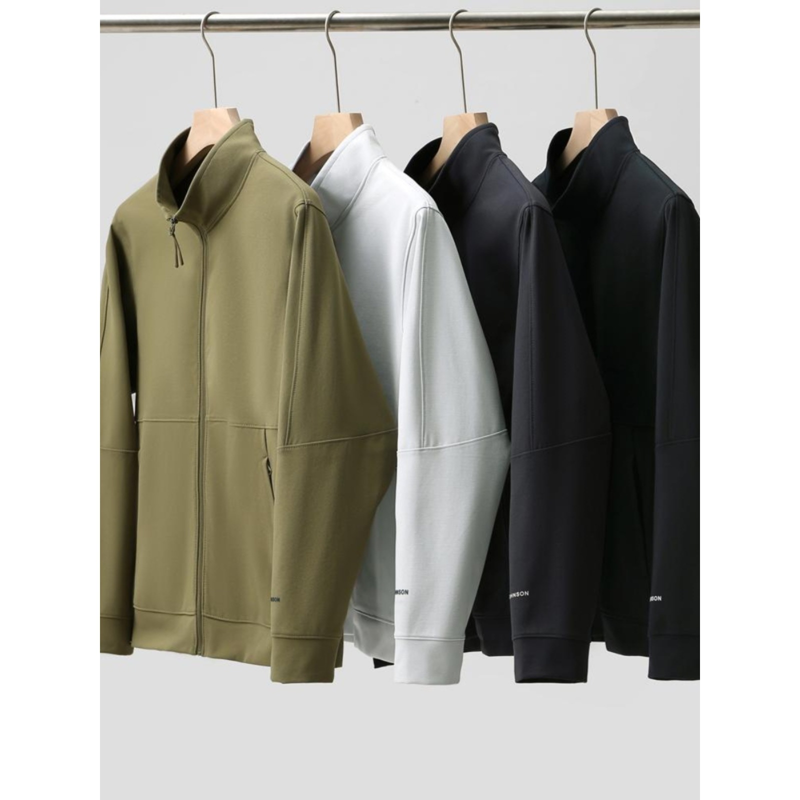 Men's Clothing King bomb high end texture breathable! Autumn men's stand up collar simple solid color versatile fashion casual jacket_voghion.com