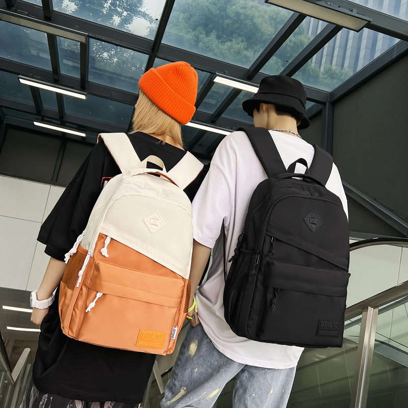 School Bags for Middle School, High School, and College Students, Urban Simple Style Backpacks for Business Trips and Travel, Large Capacity, Wear-Resistant, Trendy Backpacks