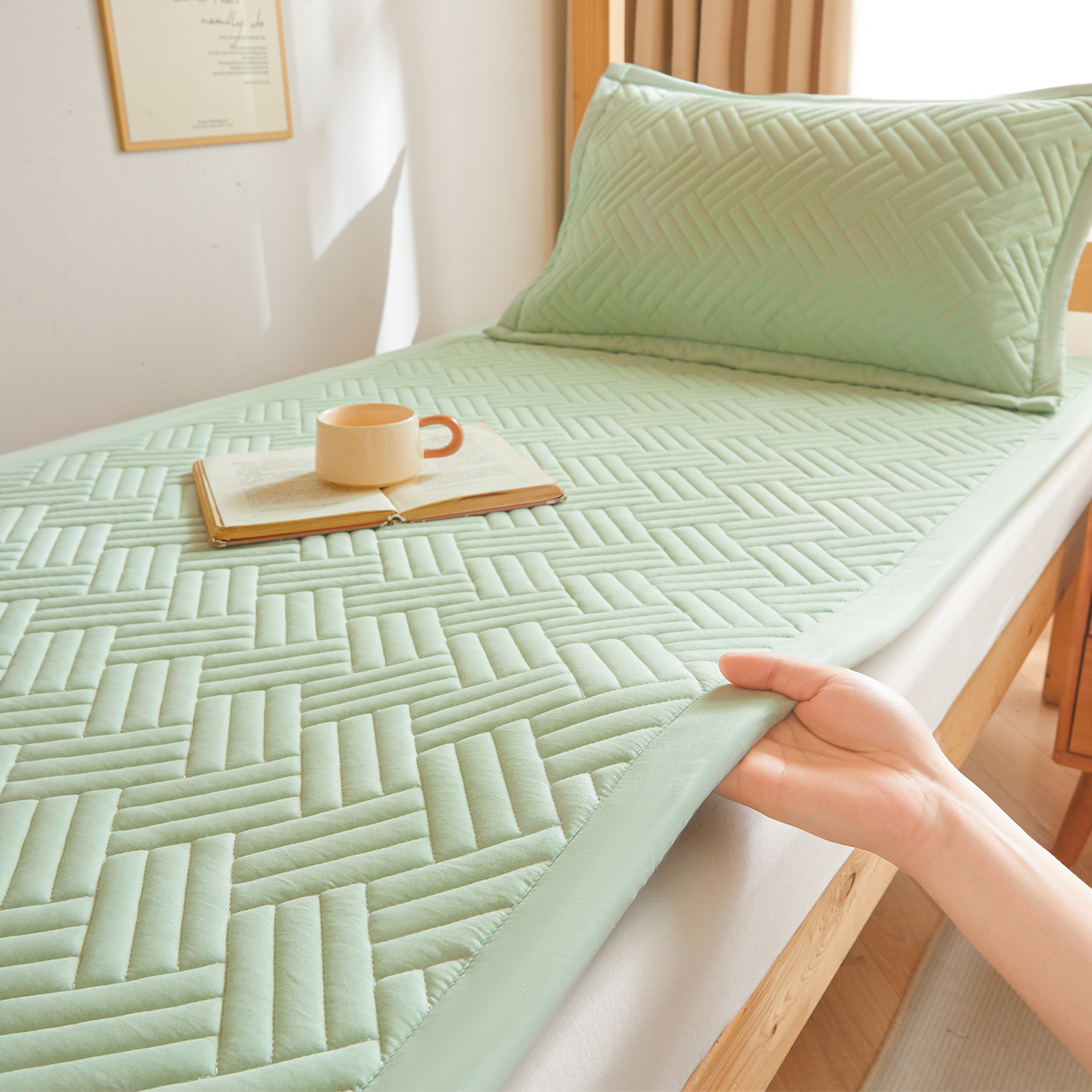 모던하고 우아한 그린 [A등급 산모 및 유아용, 피부 친화적이고 통기성이 좋음]