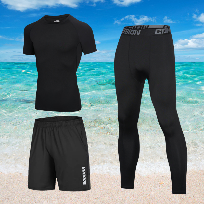 Traje de baño para hombre protector solar de cuerpo completo pantalones de manga larga bañador natación cálida surf traje de neopreno comercio exterior venta al por mayor transfronteriza