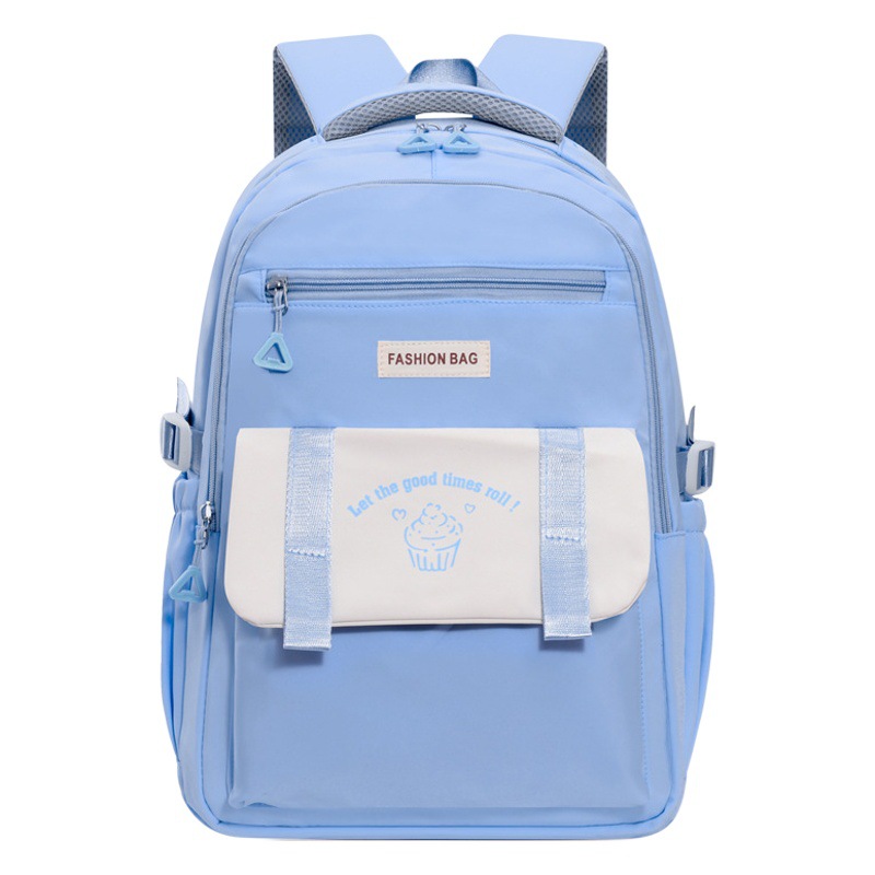 Fábrica al por mayor estudiante de secundaria schoolbag simple moda de gran capacidad impermeable reducción de carga mochila de viaje