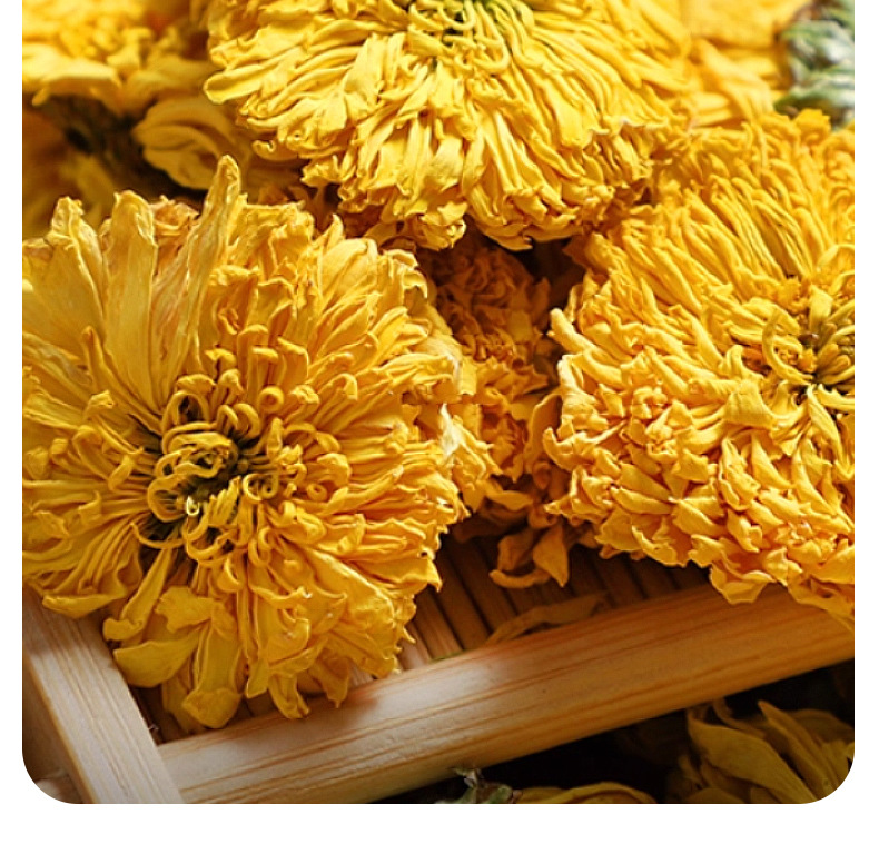 Wuyuan Imperial Chrysanthemum Tea Huang Ju Whole Flower Loose Herbal Tea 500g Low Temperature Dried specifications