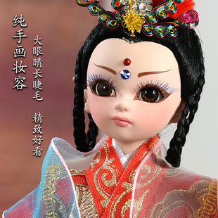 Chinese Beijing Silk Peking Opera Doll Character Opera Puppet Sun Wukong National Treasure Decorative Ornament Gift for Foreigners