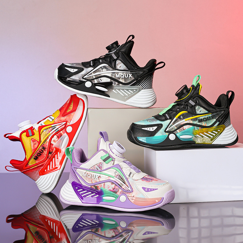 Wear-resistant demi-season children's running sneakers for boys