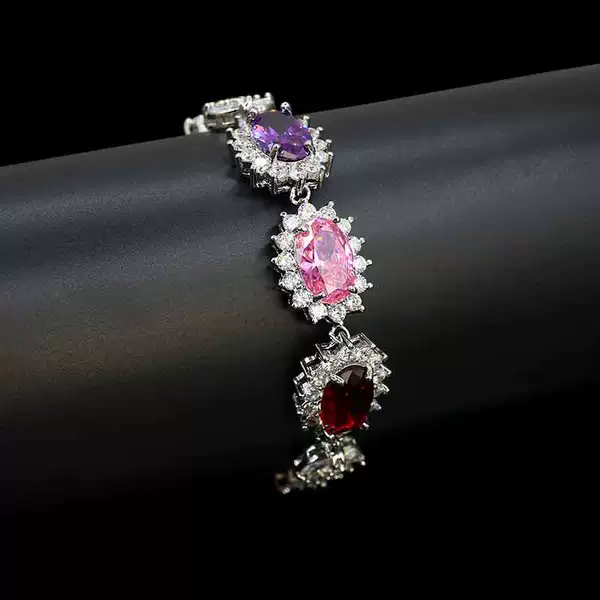 White background color bracelet
